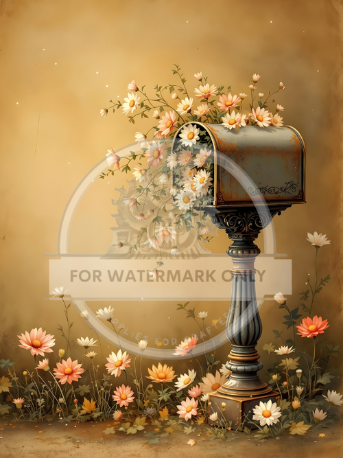 A4 DC 820 Mailbox in Bloom