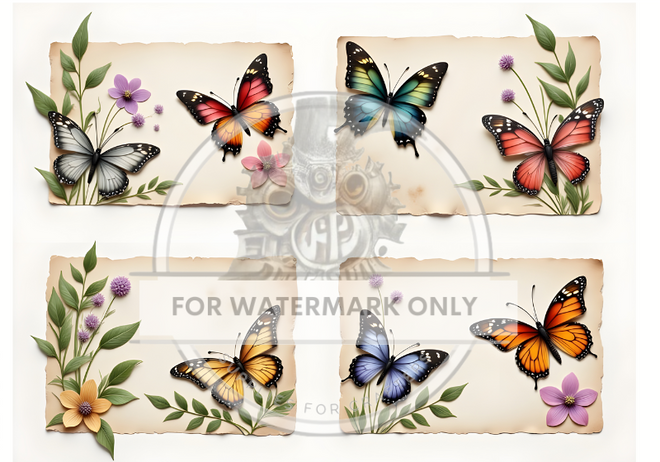 DIGITAL IMAGE: Butterfly Notes