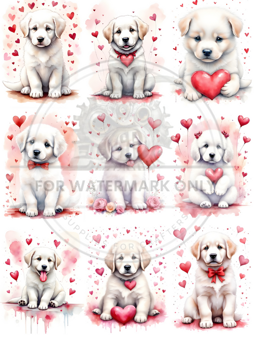 DIGITAL IMAGE: Valentine My Pup