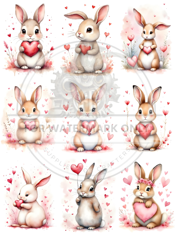 DIGITAL IMAGE: Valentine Bunny