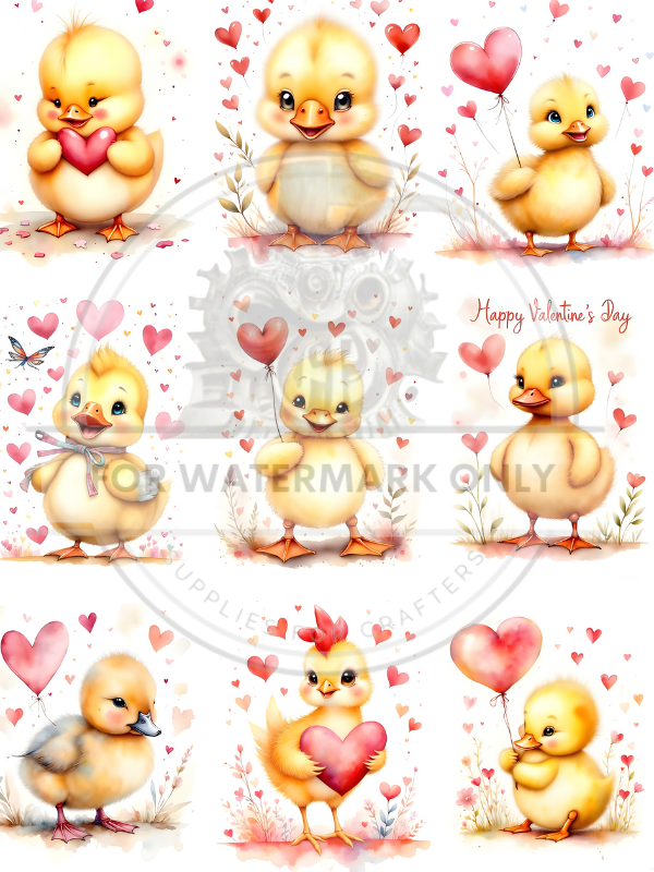 DIGITAL IMAGE: Valentine Chicks!