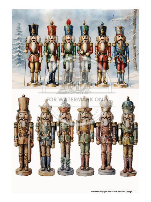 DIGITAL IMAGE: Nutcracker Instant Download