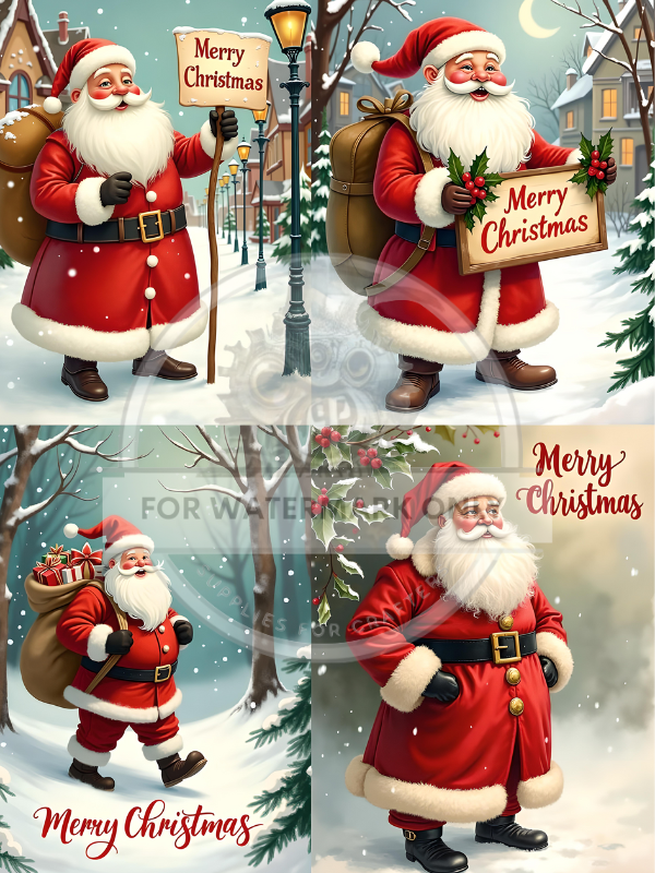 DIGITAL IMAGE: Santa Says Instant Download