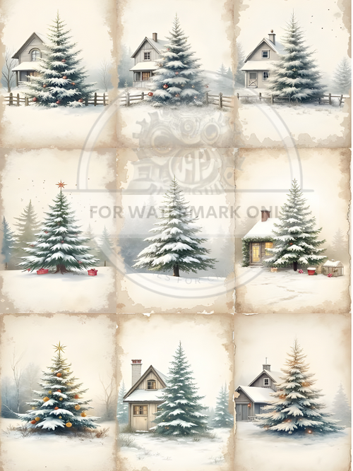 DIGITAL IMAGE: Snow in the Hill Country Instant Download