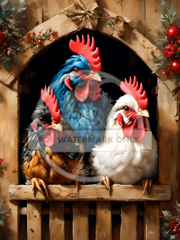 DIGITAL IMAGE:The Hens are Bustin' Out