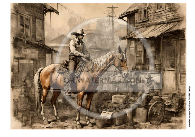 DIGITAL IMAGE: The Rider Instant Download