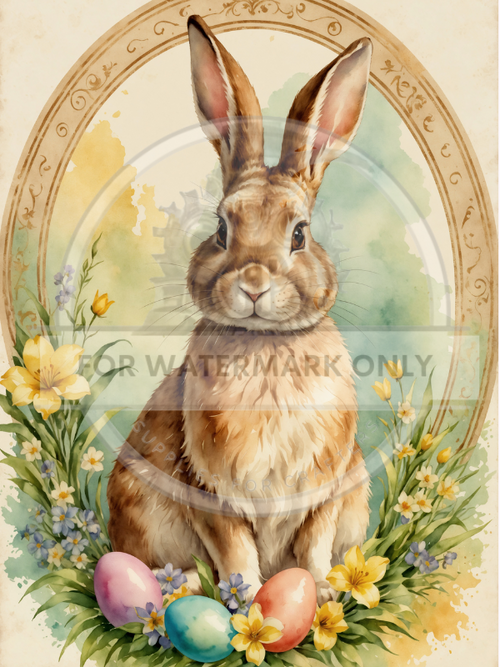 DIGITAL IMAGE: Bunny in Arch