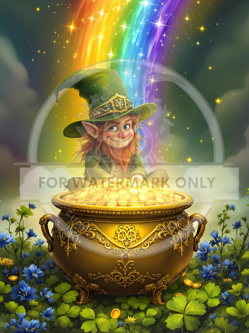 DIGITAL IMAGE: Country Pot of Gold