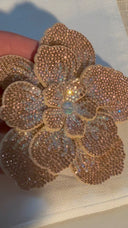 Rhinestone Bloom Embellishments | Finishing Touches| Champagne