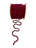 Fuschia Rhinestone Chain – SS6 Crystal Trim (10 Yard Roll)