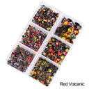 Crystal Rhinestones   "Red Volcanic"– Dimensional Finishing Accents (1200 pc Set)