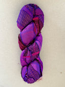 Sari Silk, PURPLE , 100grams, 50 yards for bows and other creative additions (Copy) (Copy)