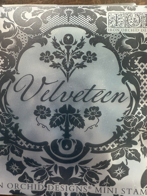 IOD Velveteen Stamp Collection 6"x 6" with cases MUST HAVE!