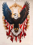 American Eagle Patriotic DTF Iron-On Transfer – Large Size