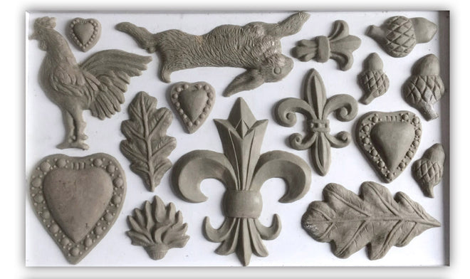 IOD Fleur de Lis Silicone Mould, 6" x 10"