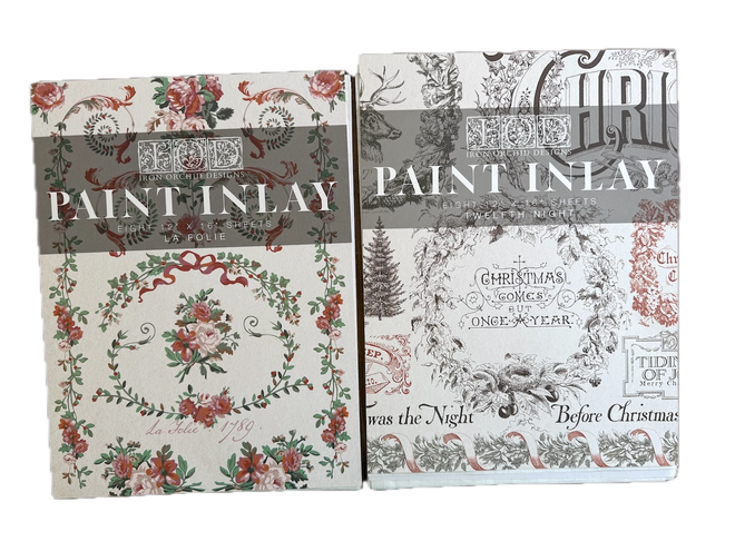 IOD La Foilie, Paint Inlays 12" x16" Pad, 8 pages LIMITED EDITION