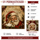 Merry Christmas Y'all UV DTF PermaSticker 2" x 2"
