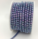Periwinkle Rhinestone Chain – SS12  Crystal Trim (10 Yard Roll)