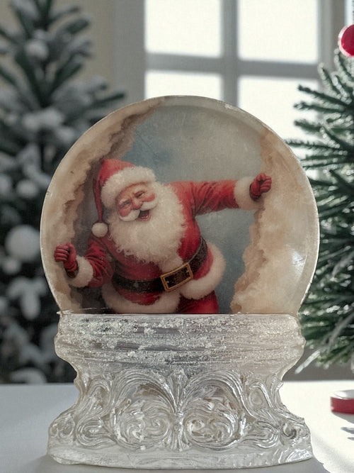 IOD Snow Globe Silicone Mold  Total Size 6" x 10"