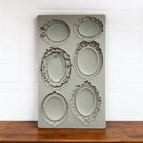 IOD Vintage Brooches Mould, 6" x 10"