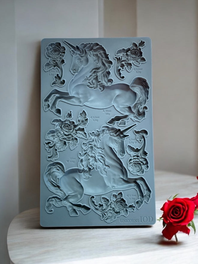 IOD Unicorn Silicone Mould, 6" x 10"