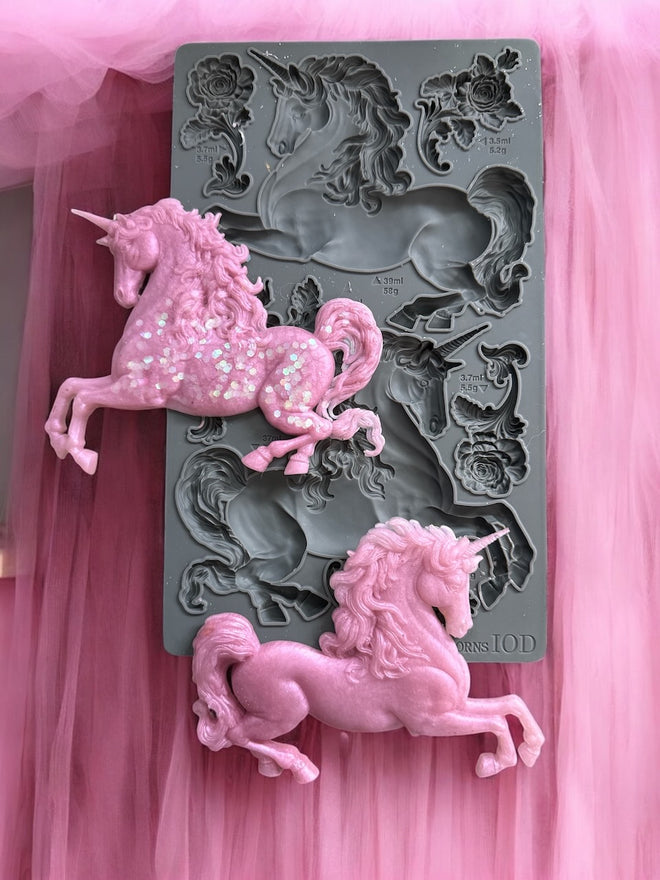 IOD Unicorn Silicone Mould, 6" x 10"