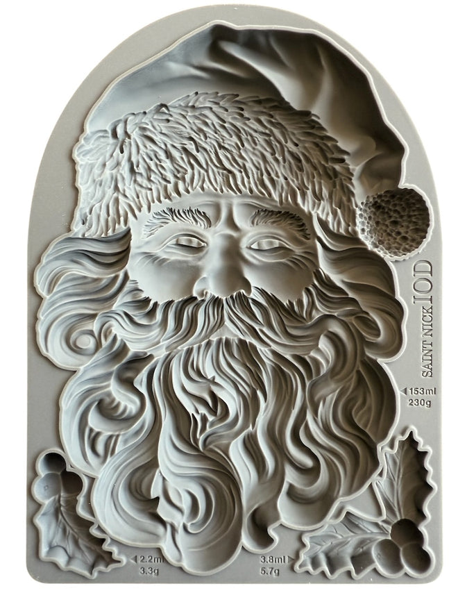 IOD Saint Nick Silicone Mould, 5" x 7"
