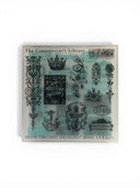 IOD The Connossiers Library Boxed Stamp Collection 6"x 6" with case