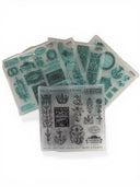 IOD The Connossiers Library Boxed Stamp Collection 6"x 6" with case