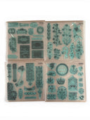 IOD The Connossiers Library Boxed Stamp Collection 6"x 6" with case