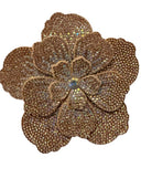 Rhinestone Bloom Embellishments | Finishing Touches| Champagne