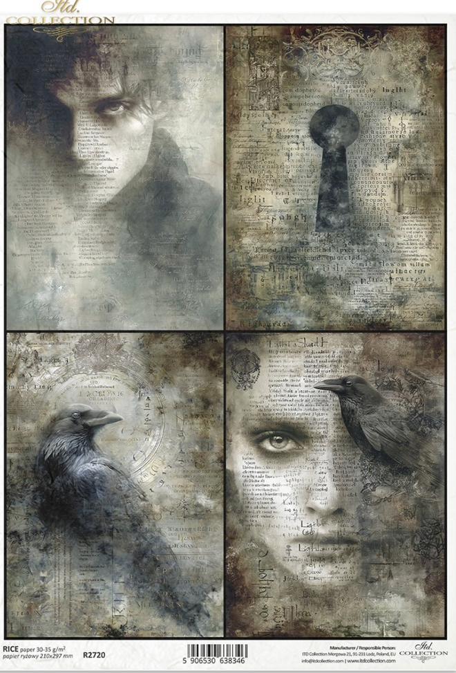 ITD A4 R2720 Keeper of Secrets Paper Rice Paper