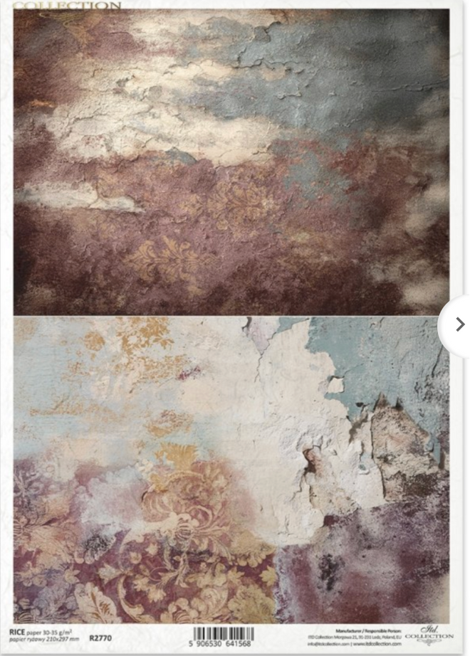 ITD  A4 Paint and Plaster Rice Paper  R2770