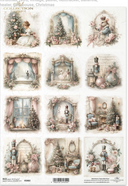 ITD  A4 Nutcracker Christmas Vignettes Rice Paper R2882