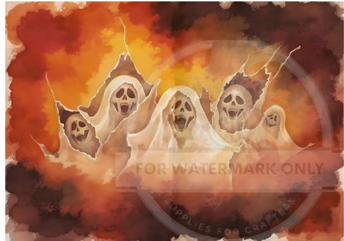 DIGITAL IMAGE: Digital Storybook A Book About Ghosts,  Storybook Upcycle Collection