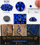 SS30  Hotfix Large Crystal Rhinestones "SAPPHIRE" | 288 pieces