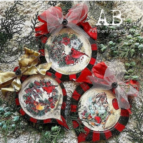 A4 Beautiful Christmas Rice Paper, AB Studios 0222