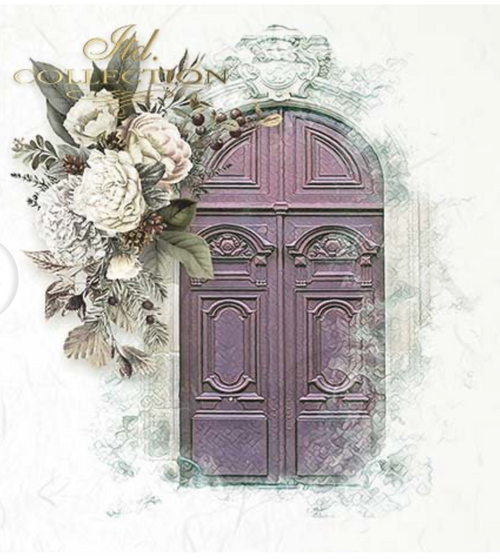 More Vintage Doors Decoupage Collection: 5.8 inch / 6 pages