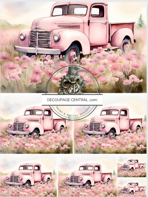 The Pink Truck Bundle: Both Designs in one click