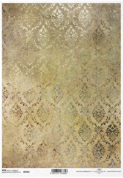 A4 Gold Damask Background From ITD 1923