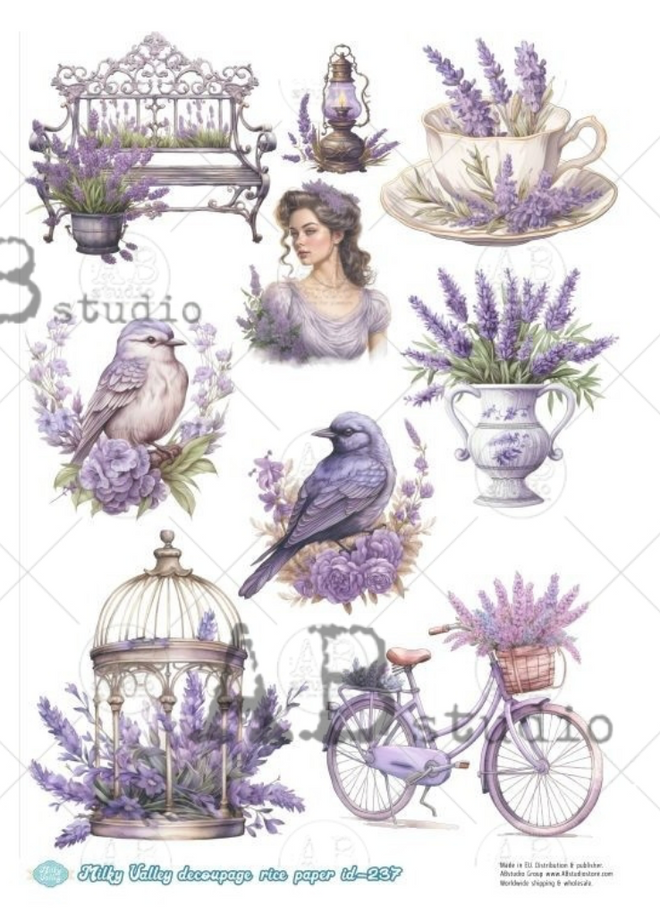 A4 Lavender Elements Milky Valley ID 237