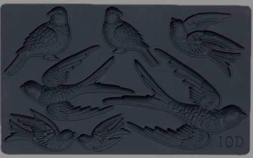 IOD Birdsong Silicone Mould, 6" x 10"