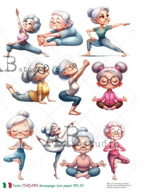 A4 Namaste Granny Carte Italiano 56