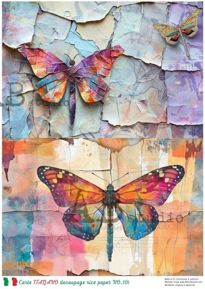 A4 Butterfly Duo Carte Italiano 101