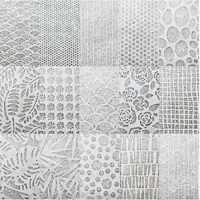 A4 Handmade Lace Kozo Paper Pack, 30 Sheets, 15 Designs