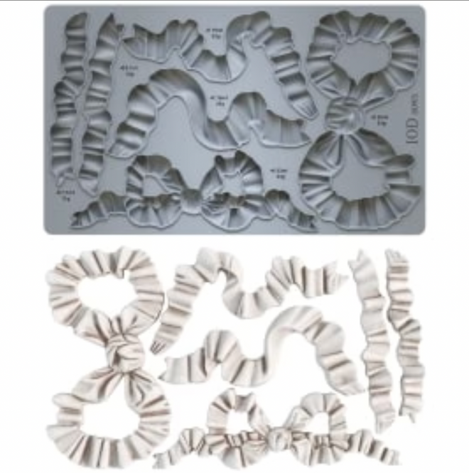 NEW IOD Bows Silicone Mould, 6" x 10"