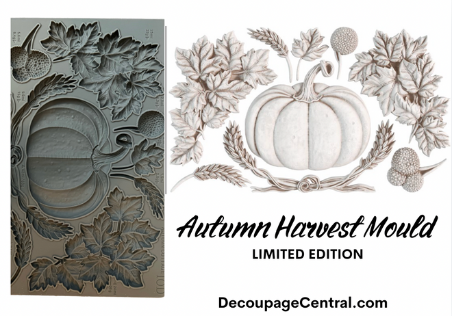 NEW IOD AUTUMN COTTAGE Silicone Mould, 6" x10"  LIMITED EDITION