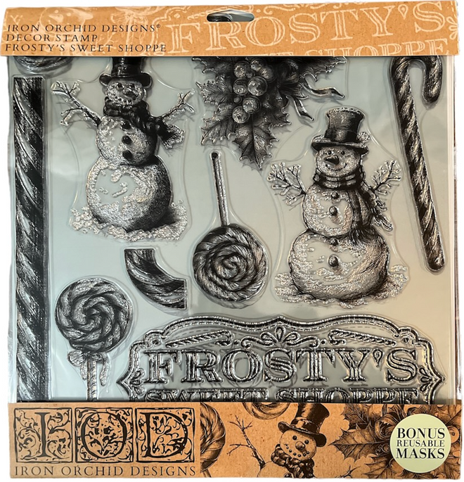 LIMITED EDITION FROSTYS SWEET SHOP Stamp Collection 12"x 12"