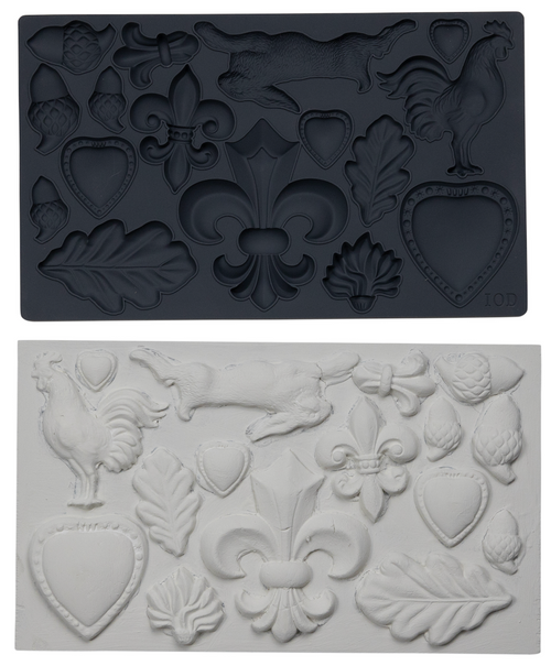 IOD Fleur de Lis Silicone Mould, 6" x 10"