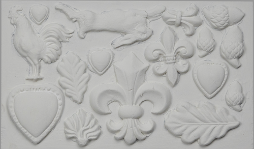 IOD Fleur de Lis Silicone Mould, 6" x 10"